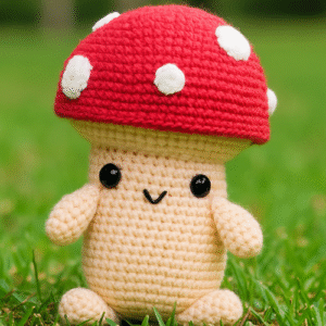 Crochet Mushroom Pattern PDF – Adorable Amigurumi Mushroom Plushie Guide