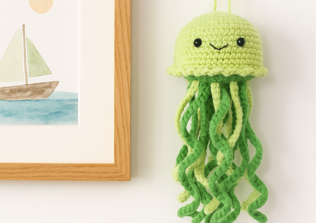 Green Geometric Blank A4 Document Landscape