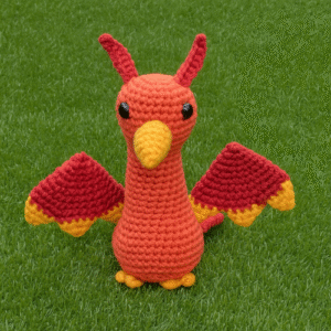 Amigurumi Phoenix Crochet Pattern – Mythical Fire Bird DIY Guide