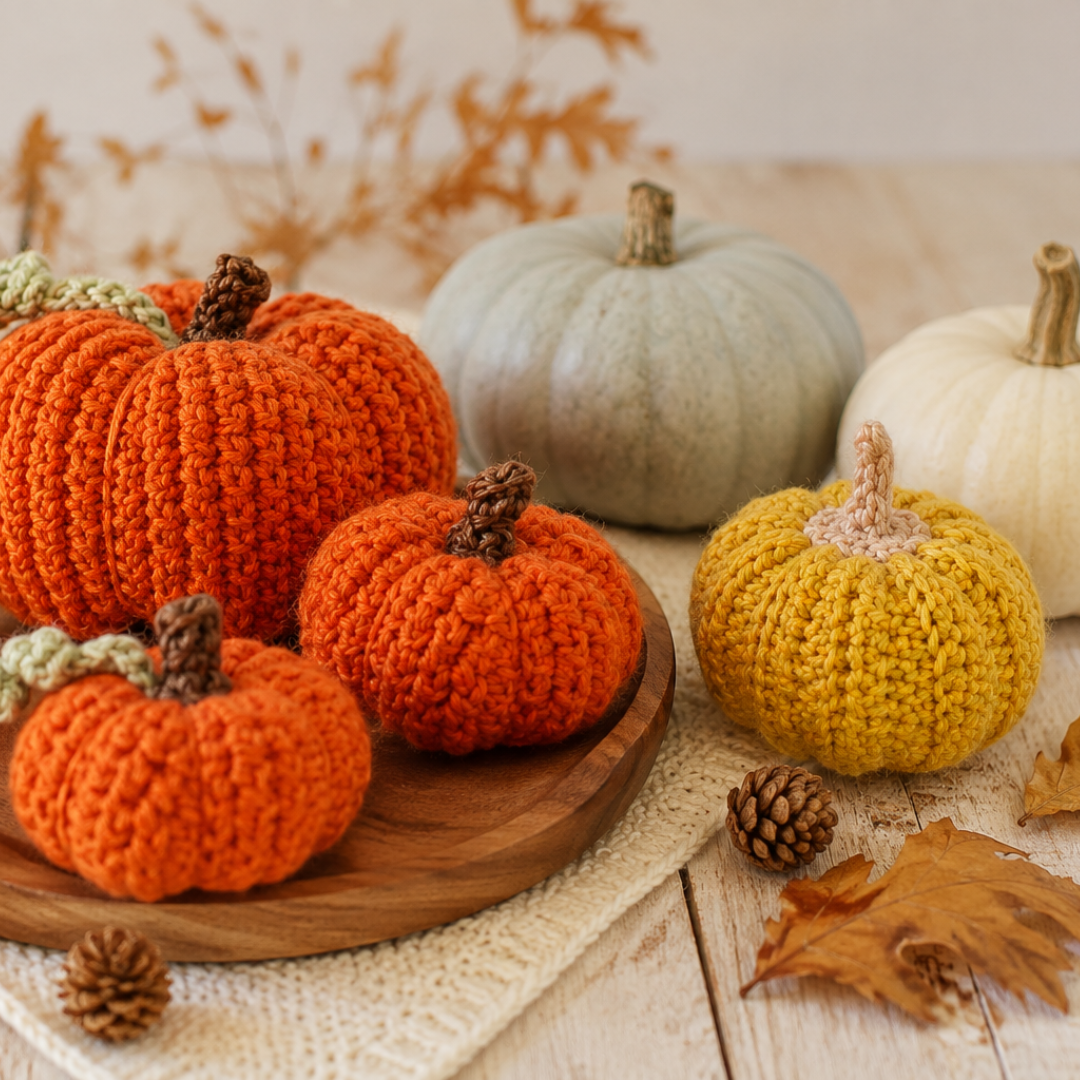 Free Crochet Pumpkin Pattern: Pumpkin 1 vs. Pumpkin 2 Compared